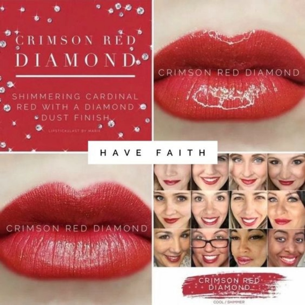 Limited Edition Crimson Red Diamond LipSense